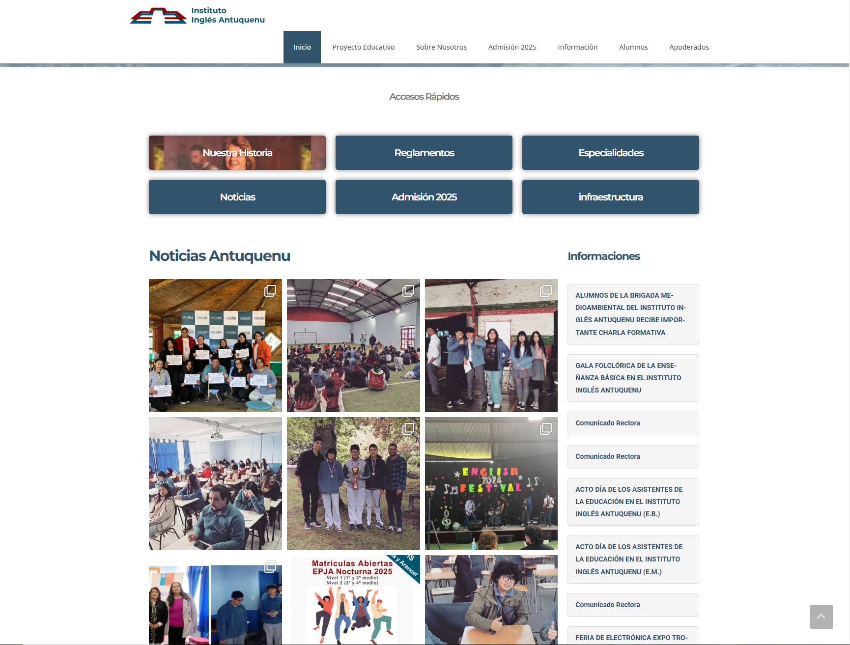 página web Antuquenu 1