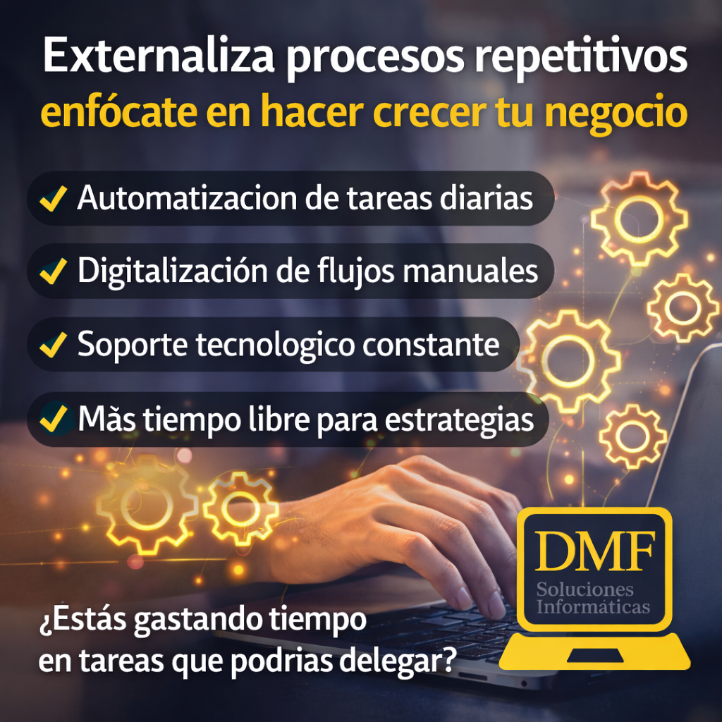 Delegar procesos de digitalización y automatización con DMF