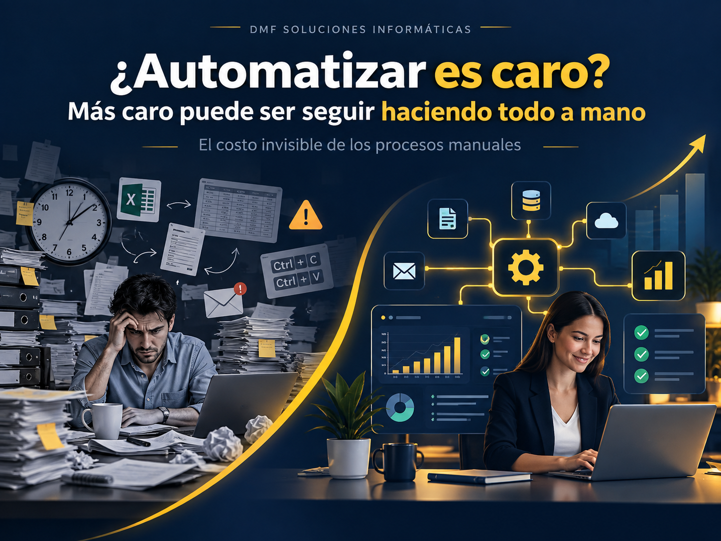 Costo de no automatizar procesos en empresas con DMF